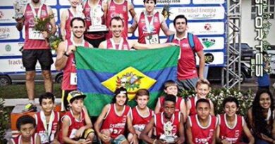 Equipe de atletismo da CME de Braço do Norte
