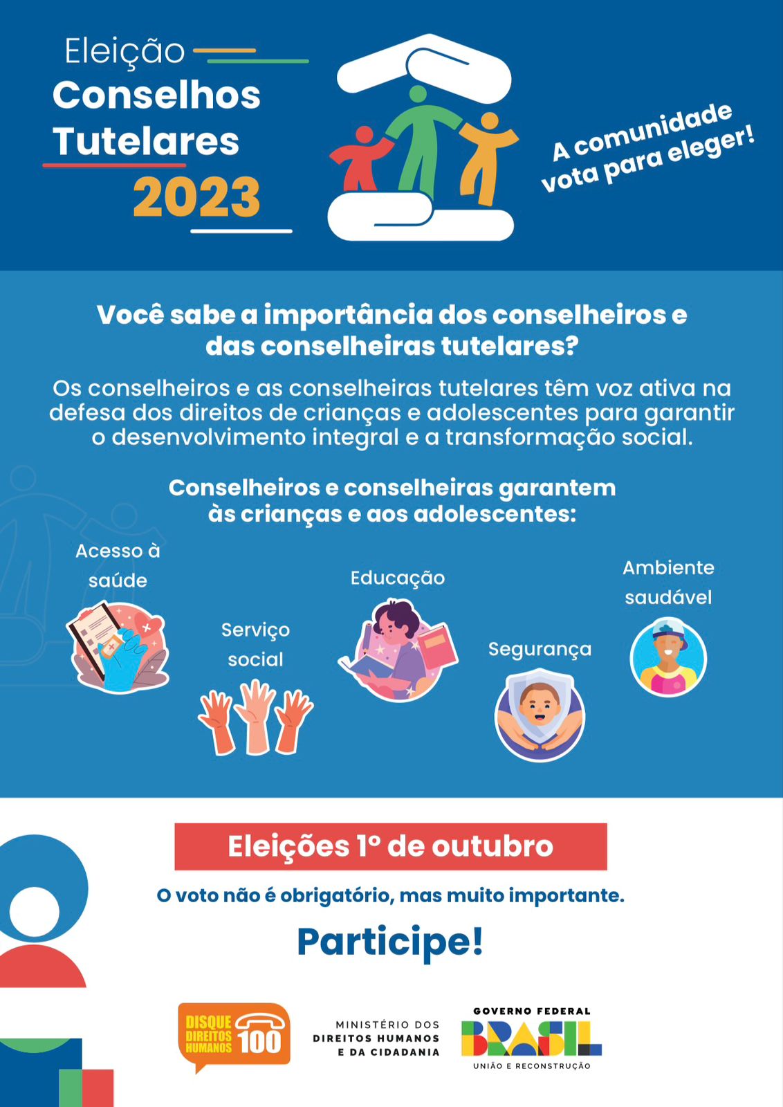 Campanha para eleição de conselheiros tutelares de Cascavel começou